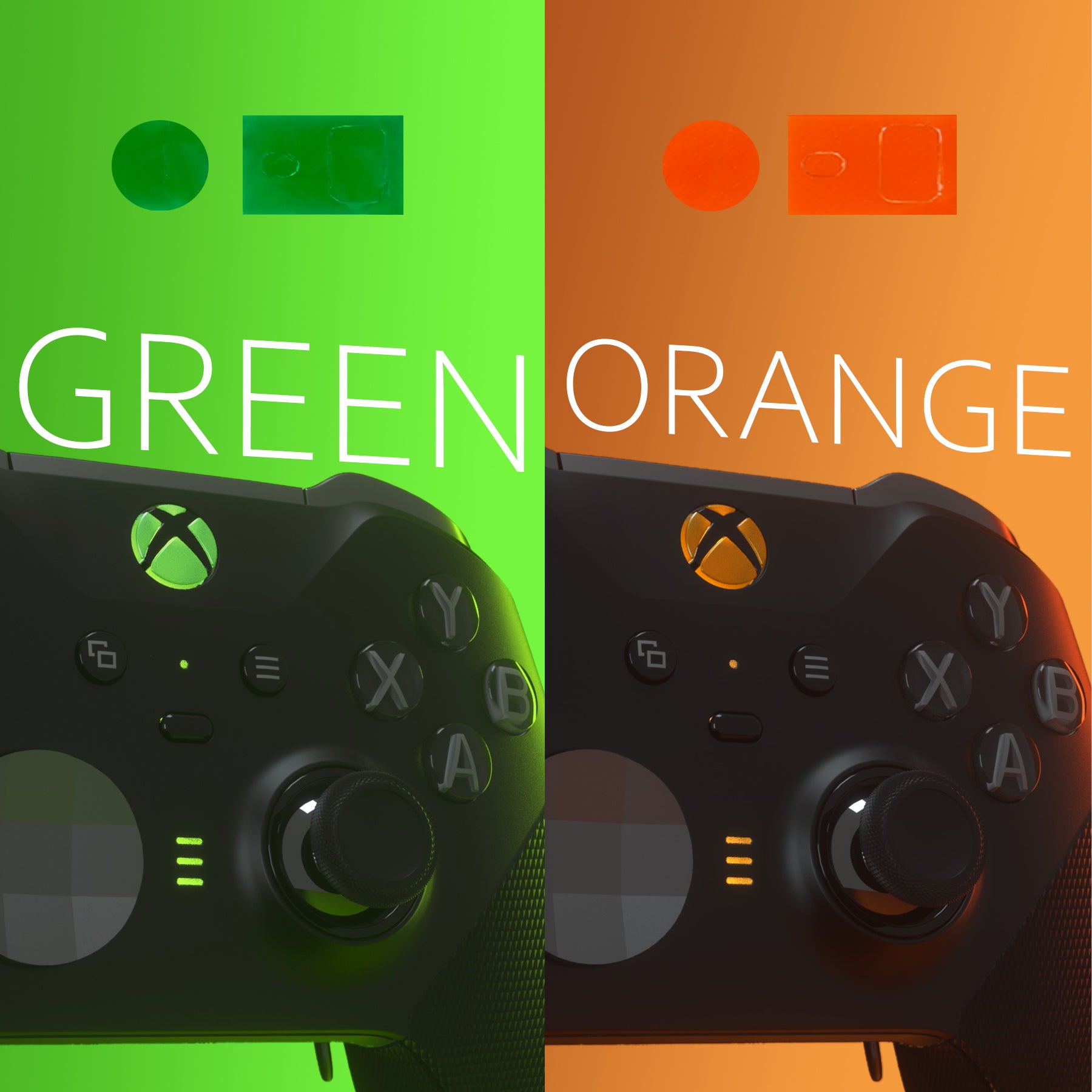 Xbox one store controller green orange