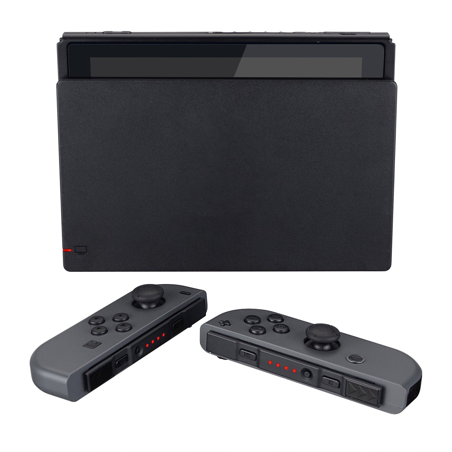 eXtremeRate Retail Red Firefly LED Tuning Kit for NS Switch Joycons Dock NS Joycon SL SR Buttons Ribbon Flex Cable Indicate Power LED-Joycons Dock NOT Included - NSLED003