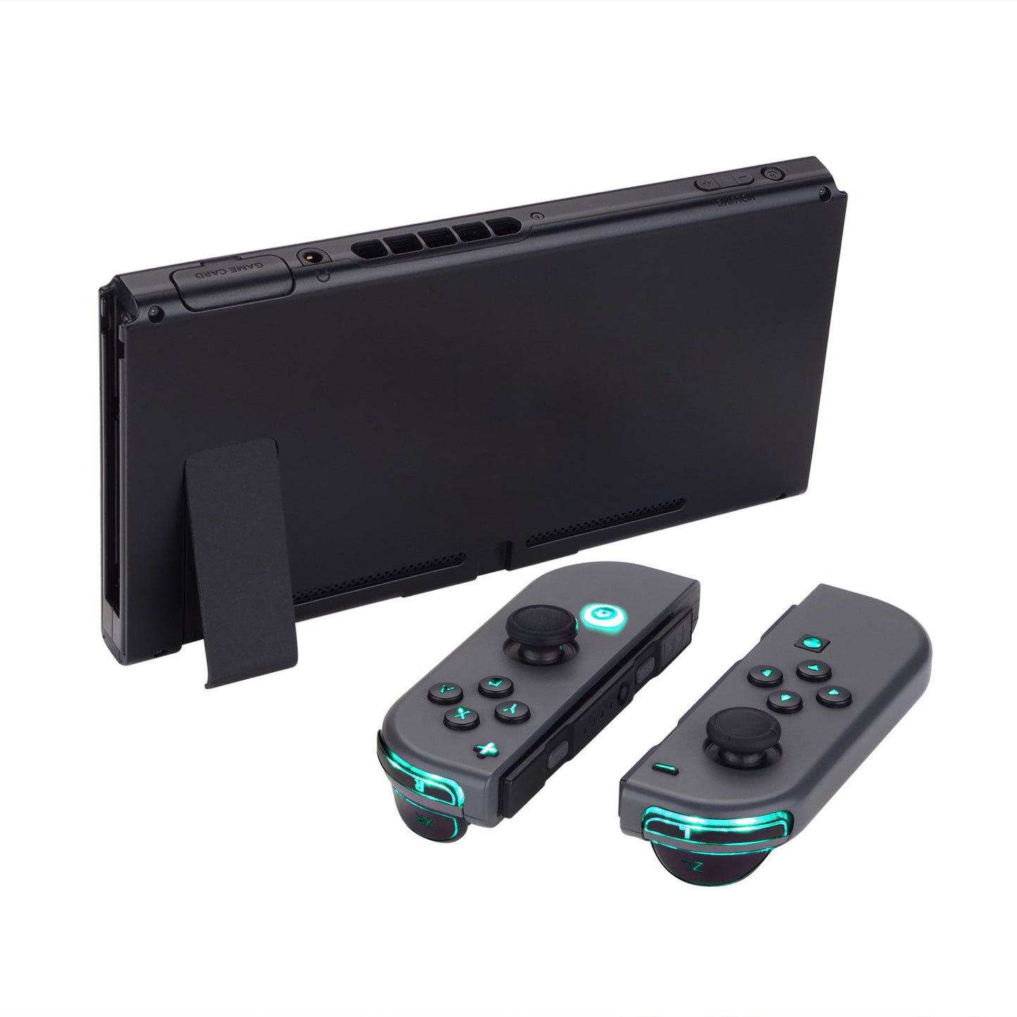 eXtremeRate Retail 7 Colors 9 Modes NS Joycon DFS LED Kit for NS Switch, Multi-Colors Luminated Classical Symbols ABXY Trigger Face Buttons for NS Switch & Switch OLED Model JoyCon - JoyCon NOT Included - NSLED012G2