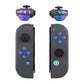 eXtremeRate Retail 7 Colors 9 Modes NS Joycon DFS LED Kit for NS Switch, Multi-Colors Luminated ABXY Trigger Chameleon Purple Blue Classical Symbols Face Buttons for NS Switch & Switch OLED Model JoyCon - JoyCon NOT Included - NSLED014G2