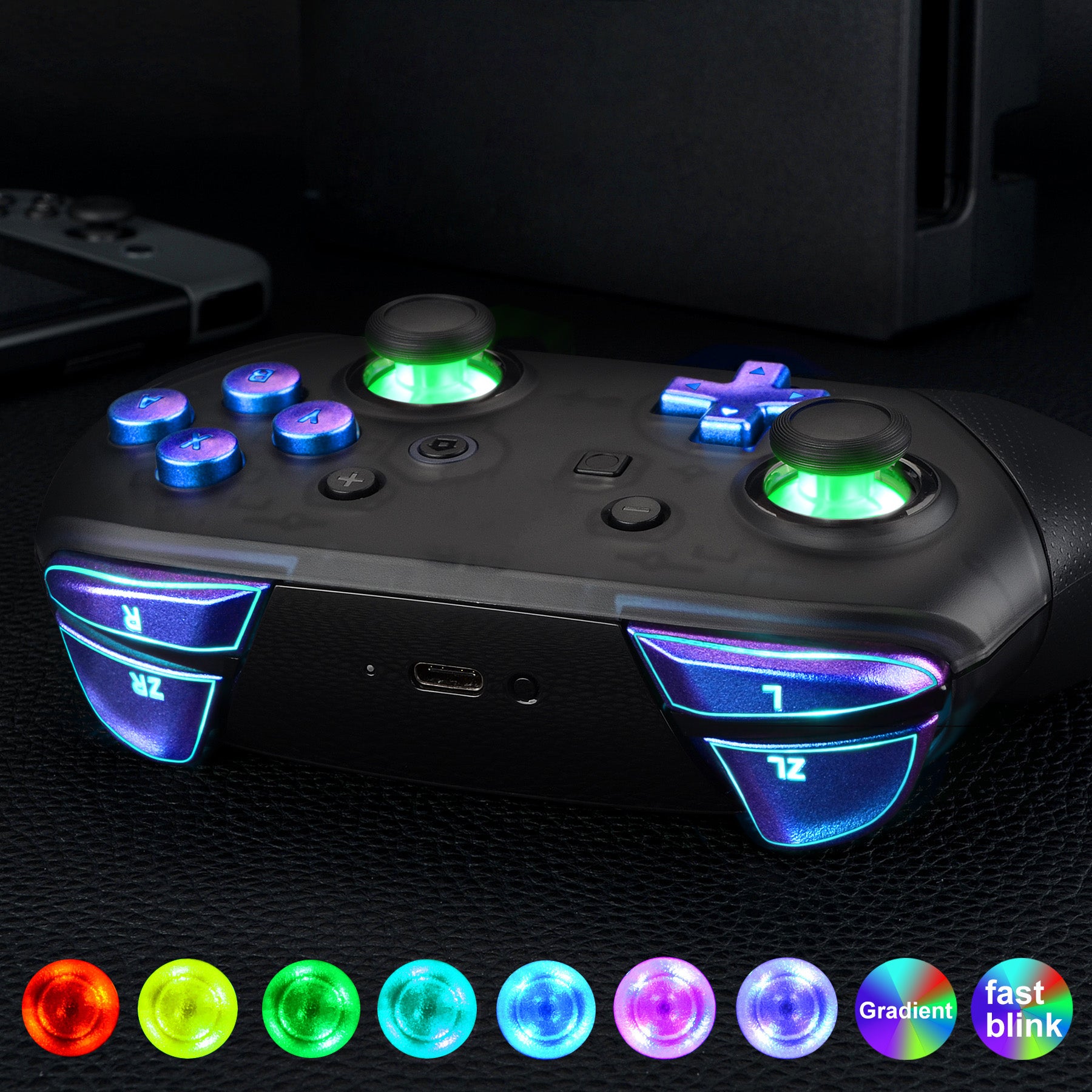 DTFS LED Kit for NS Switch Pro Controller – eXtremeRate Retail
