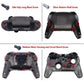 eXtremeRate Retail Red Faceplate and Backplate for Nintendo Switch Pro Controller, Soft Touch DIY Replacement Shell Housing Case for Nintendo Switch Pro - Controller NOT Included - MRP302