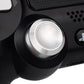 eXtremeRate Retail Metal Silver Repair ThumbSticks Action Buttons Dpad for ps4 Pro Slim Controller -P4AJ0011GC