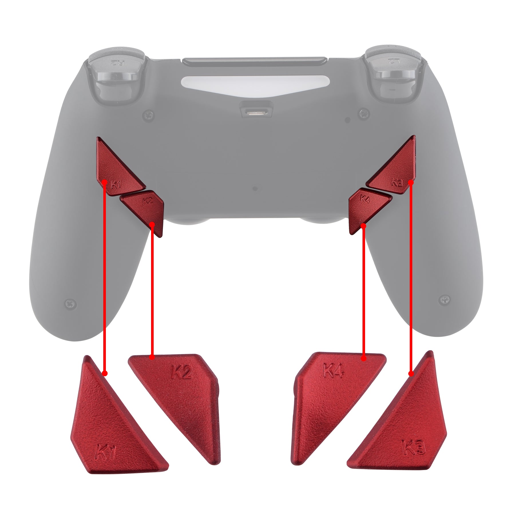 PS4コントローラーの背面ボタンを再設計 – eXtremeRate Retail