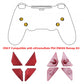 eXtremeRate Retail Soft Touch Scarlet Red Replacement Redesigned Back Buttons K1 K2 K3 K4 Paddles for eXtremeRate ps4 Controller Dawn Remap Kit - P4GZ024
