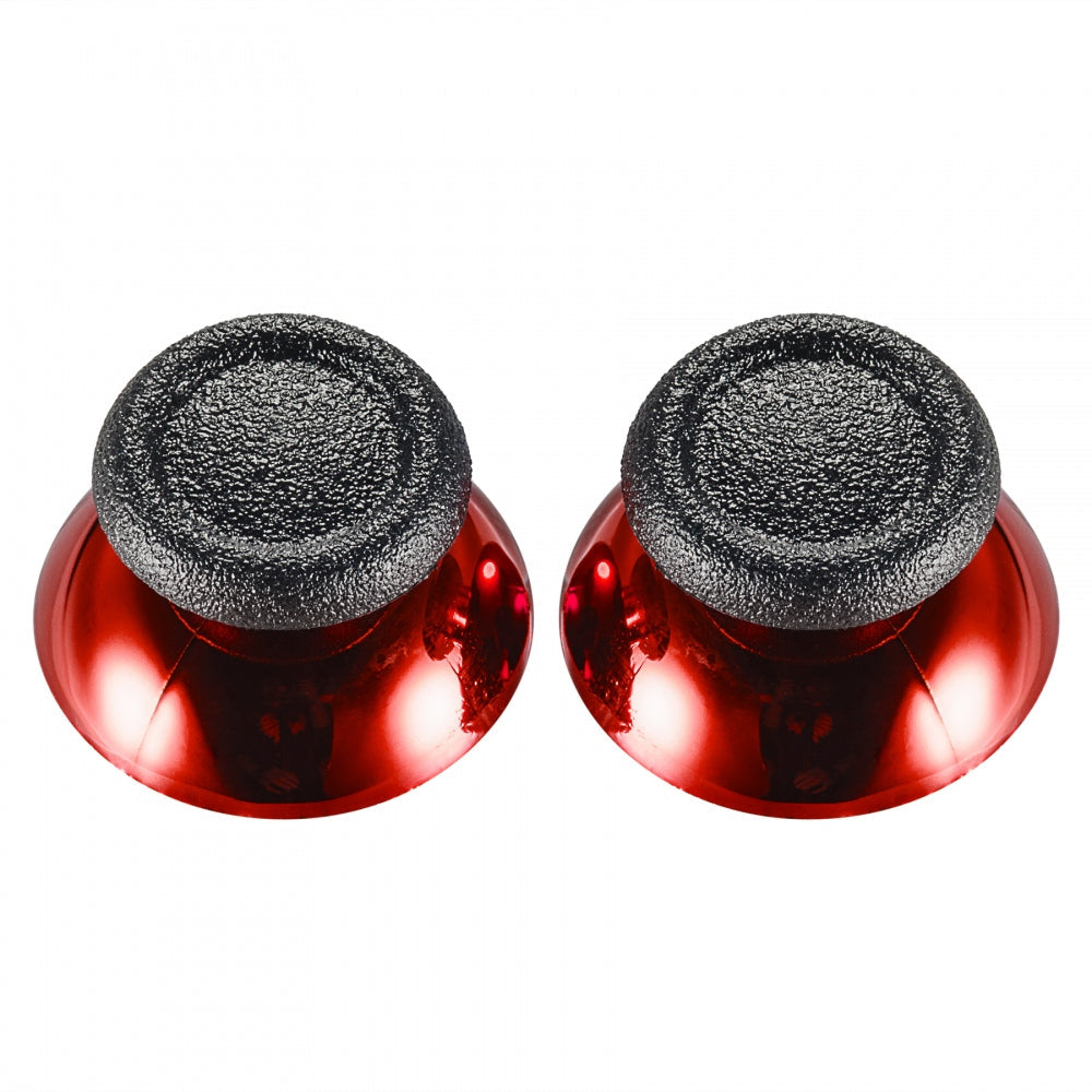 eXtremeRate Replacement Analog Black Rubber Thumbsticks Compatible