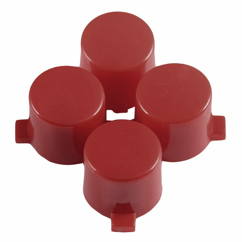 eXtremeRate Retail Solid Red Action Buttons Repair for ps4 Controller -P4J0201