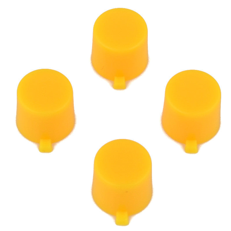 eXtremeRate Retail Solid Yellow Action Buttons Repair for ps4 Controller -P4J0204