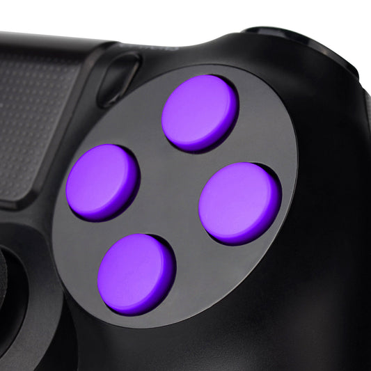 eXtremeRate Retail Solid Purple Action Buttons Repair for ps4 Controller -P4J0206