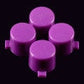 eXtremeRate Retail Solid Purple Action Buttons Repair for ps4 Controller -P4J0206