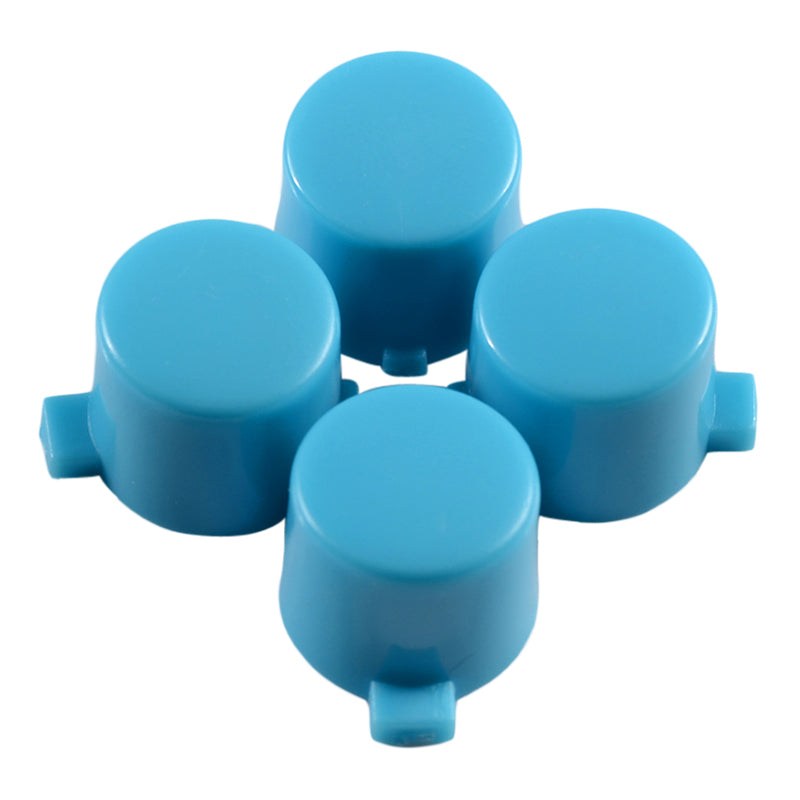 eXtremeRate Retail Solid Light Blue Action Buttons Repair for ps4 Controller -P4J0208