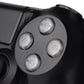 eXtremeRate Retail Transparent Action Buttons Repair for ps4 Controller-P4J0216