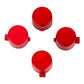 eXtremeRate Retail Customized Action Buttons Custom Kits for ps4 Controller Chrome Red-P4J0219