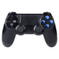 eXtremeRate Retail Chrome Blue Action Buttons Repair for ps4 Controller-P4J0220