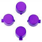 eXtremeRate Retail Chrome Purple Action Buttons Repair for ps4 Controller-P4J0221