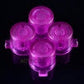 eXtremeRate Retail Customized Action Buttons Custom Kits for ps4 Controller Transparent Purple-P4J0236