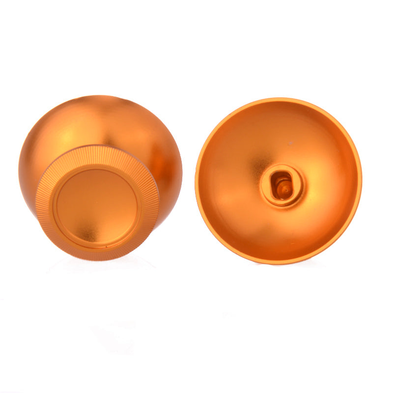 eXtremeRate Retail Metal Gold Chrome Thumbsticks Replacement Thumb Stick For ps4 Controller For Nintendo Switch Pro Controller - P4J0301