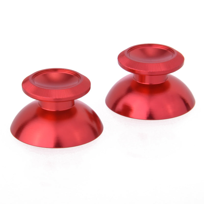 eXtremeRate Retail Metal Red Chrome Thumbsticks Replacement Thumb Stick For ps4 Controller For Nintendo Switch Pro Controller - P4J0303