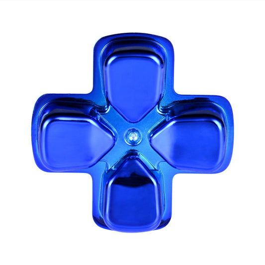 eXtremeRate Retail Chrome Blue Dpad Direction Pad Buttons for ps4 Controller - P4J0504