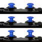 eXtremeRate Retail Blue ThumbsGear Interchangeable Ergonomic Thumbstick for ps5 Controller, for ps4 All Model Controller - 3 Height Domed and Concave Grips Adjustable Joystick - P4J1113