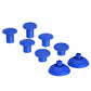 eXtremeRate Retail Blue ThumbsGear Interchangeable Ergonomic Thumbstick for ps5 Controller, for ps4 All Model Controller - 3 Height Domed and Concave Grips Adjustable Joystick - P4J1113