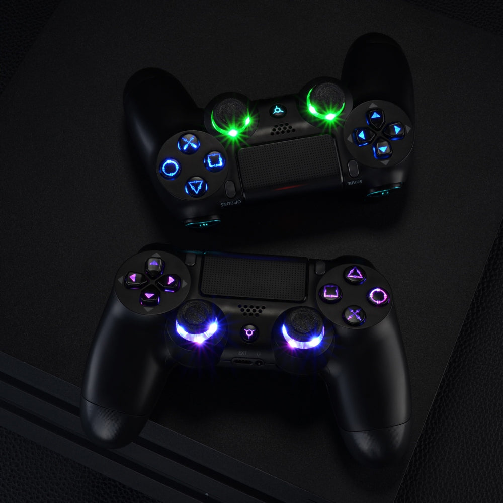 eXtremeRate Multi-Colors Luminated D-pad Thumbstick Trigger Home Face ...