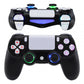 eXtremeRate Retail Multi-Colors Luminated D-pad Thumbstick Trigger Home Face Buttons, White Classical Symbols Button DTFS (DTF 2.0) LED Kit for ps4 Slim ps4 Pro Controller - Controller NOT Included - P4LED07