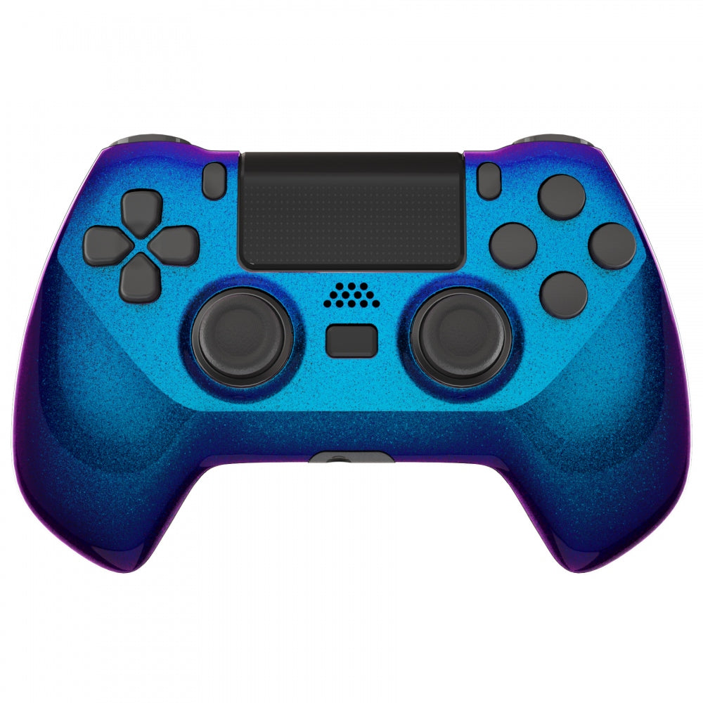 eXtremeRate DECADE Tournament Controller (DTC) Upgrade Kit for PS4  Controller JDM-040/050/055 - Chameleon Purple Blue