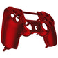 eXtremeRate Retail Red Soft Touch Face Plate Front Shell Custom Kits for ps4 Controller - P4MSF01