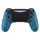 eXtremeRate Retail Textured Blue Dawn 2.0 FlashShot Trigger Stop Remap Kit for ps4 CUH-ZCT2 Controller, Part & Back Shell & 2 Back Buttons & 2 Trigger Lock for ps4 Controller JDM 040/050/055 - P4QS004
