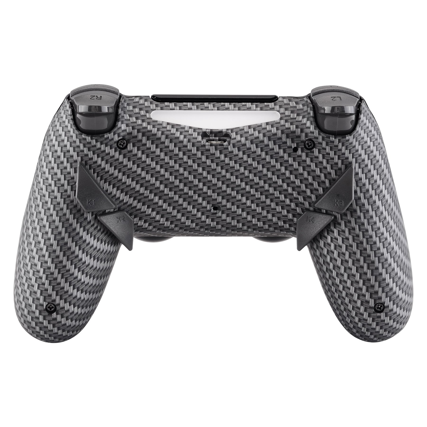 eXtremeRate Carbon Fiber Dawn Controller Remappable & Buttons with for PS4 JDM-040/050/055 Redesigned NOT Kit - eXtremeRate & Compatible Remap with 4 - – Controller Upgrade Back Board Shell Retail Back Included