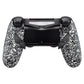 eXtremeRate Retail Textured White Dawn Remappable Remap Kit with Redesigned Back Shell & 4 Back Buttons for ps4 Controller JDM 040/050/055 - P4RM007