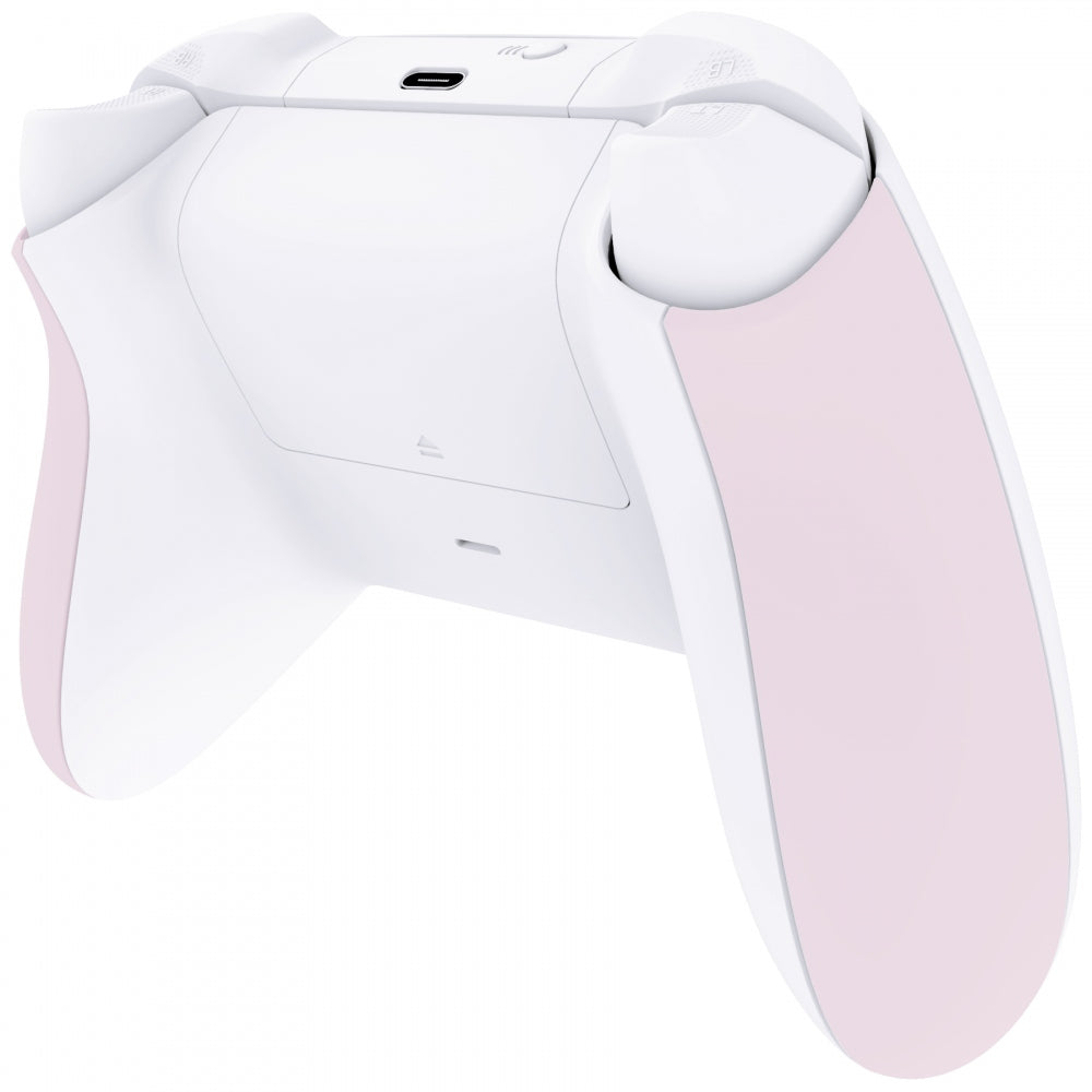 eXtremeRate Retail Cherry Blossoms Pink Touch Grip Back Panels, Comfortable Non-Slip Side Rails Handles, Game Improvement Replacement Parts for Xbox Series S / X Controller - Controller NOT Included - PX3P312