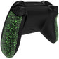 eXtremeRate Retail Textured Green Soft Touch Grip Back Panels, Comfortable Non-Slip Side Rails Handles, Game Improvement Replacement Parts for Xbox Series S / X Controller - Controller NOT Included - PX3P344
