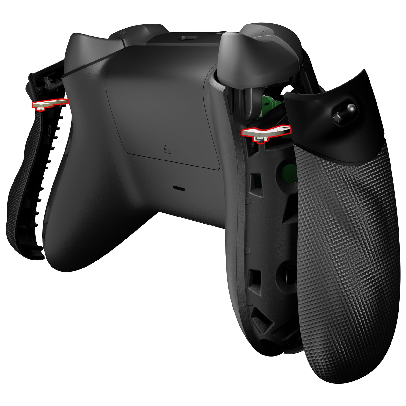 eXtremeRate Flexor Clicky Rubberized Side Rail Grips Trigger Stop Kit ...