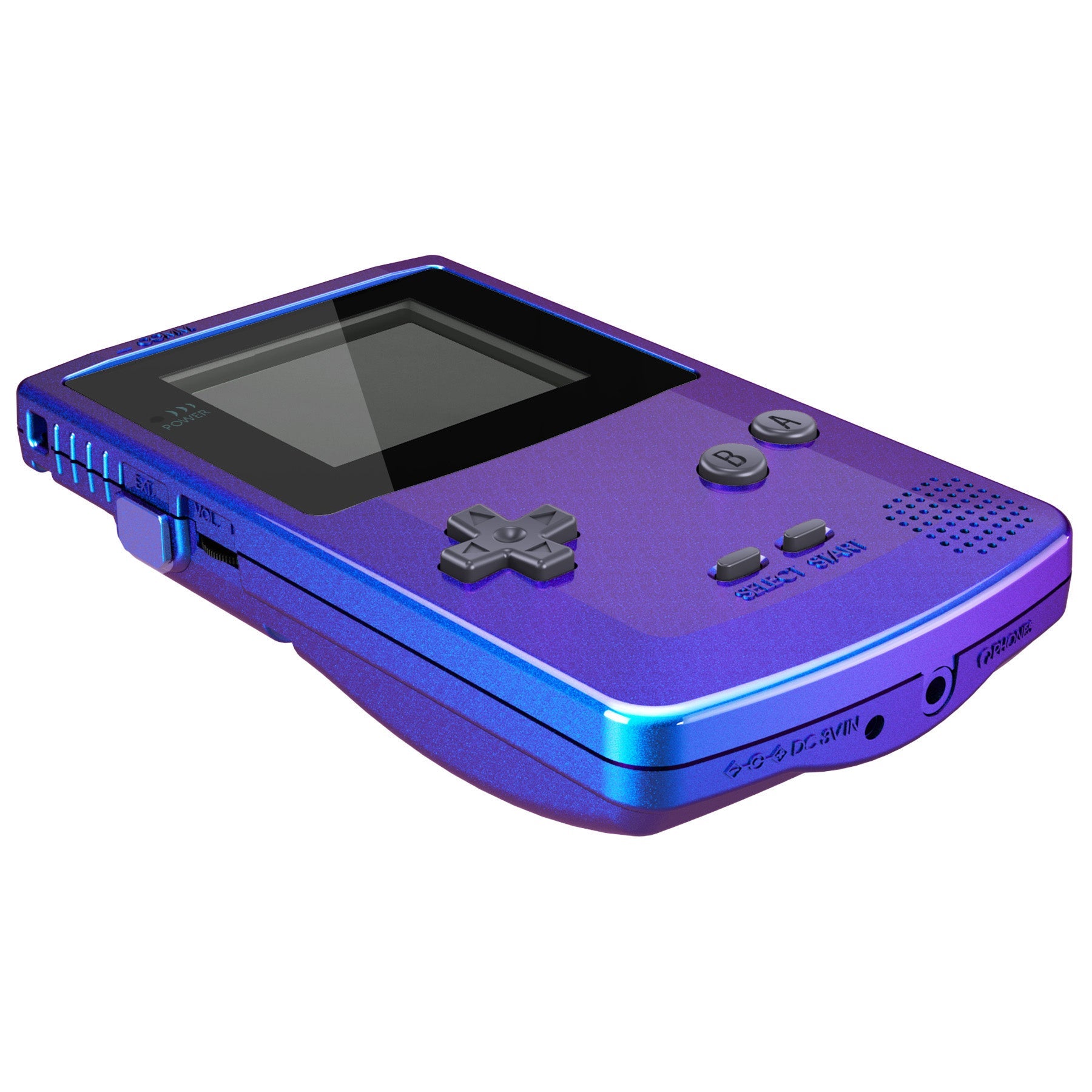 Metallic Purple Blue Chameleon Original Gameboy Nintendo NES deals DMG-01