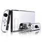 eXtremeRate Retail Chrome Silver Handheld Console Back Plate, Joycon Handheld Controller Housing Shell With Full Set Buttons DIY Replacement Part for Nintendo Switch - QD402
