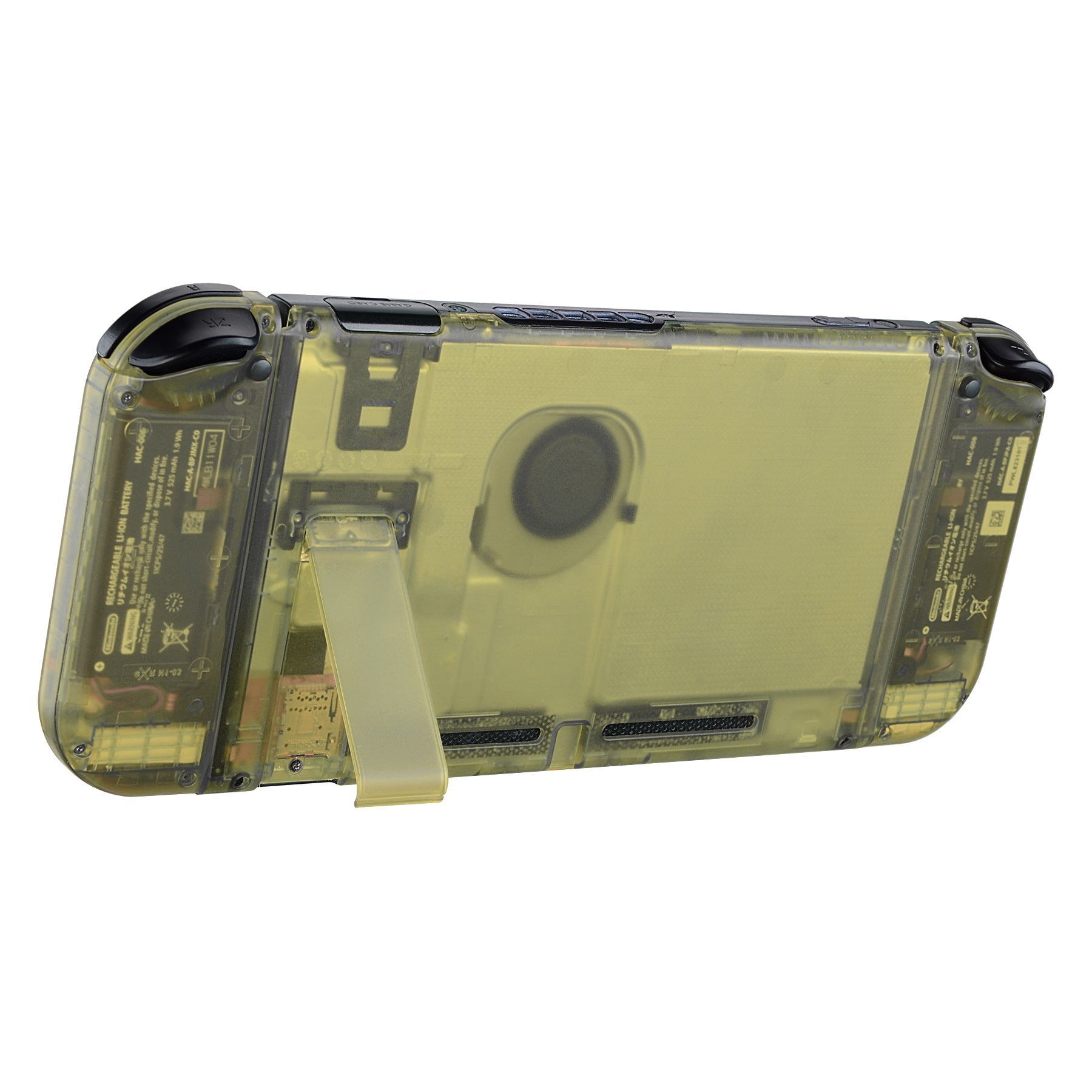 New Nintendo Switch Custom Amber Yellow Joycons and deals Backplate