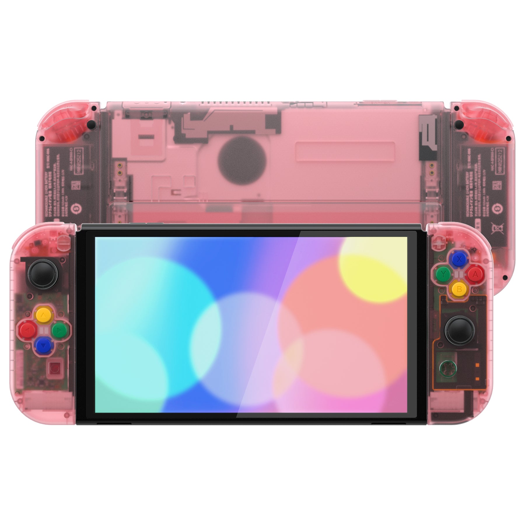  eXtremeRate DIY Replacement Shell Buttons for Nintendo Switch & Switch  OLED, Cherry Blossoms Pink Housing Case with Full Set Button for Joycon  Handheld Controller [Only The Shell, NOT The Joycon] 