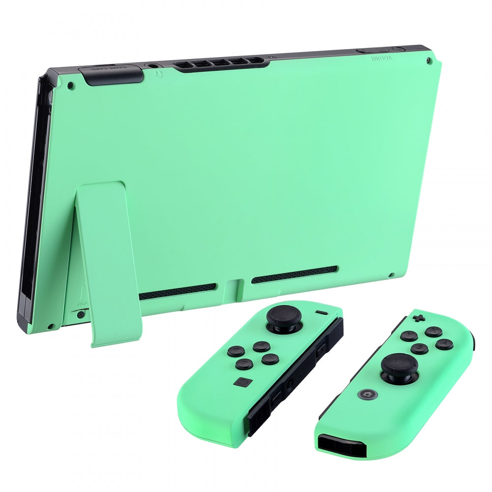 New Nintendo Switch Custom Frosted Green Joycons selling and Backplate