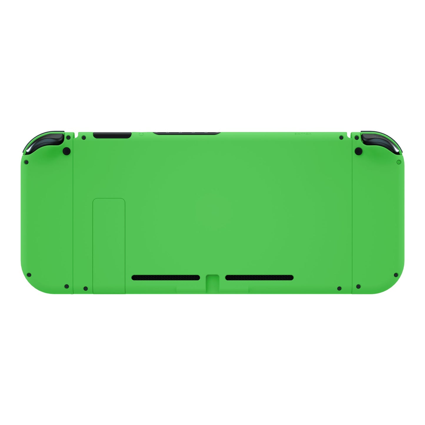 eXtremeRate Retail Green Soft Touch Grip Backplate for NS Switch Console, NS Joycon Handheld Controller Housing with Full Set Buttons, DIY Replacement Shell for NS Switch - QP335