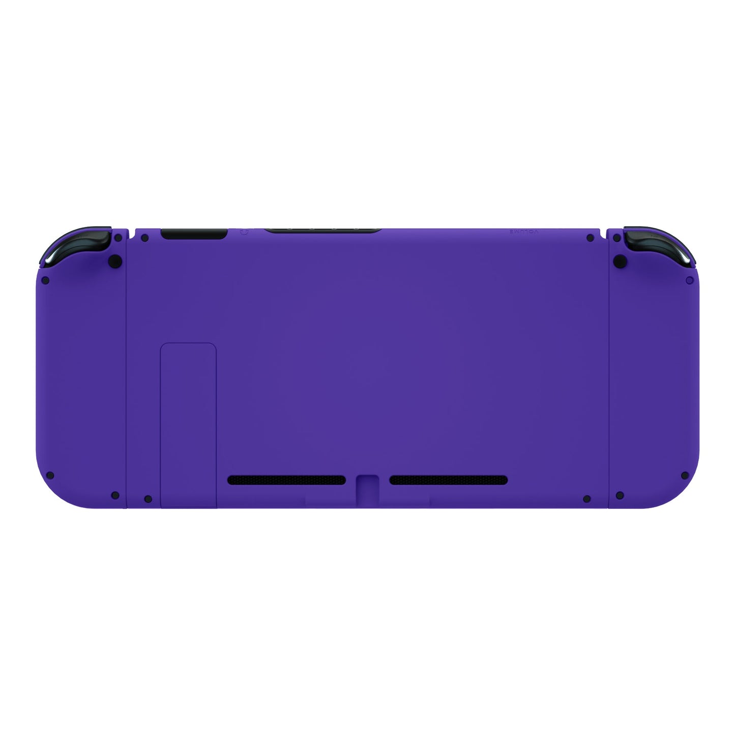 eXtremeRate Retail Purple Soft Touch Grip Backplate for NS Switch Console, NS Joycon Handheld Controller Housing with Full Set Buttons, DIY Replacement Shell for NS Switch - QP336