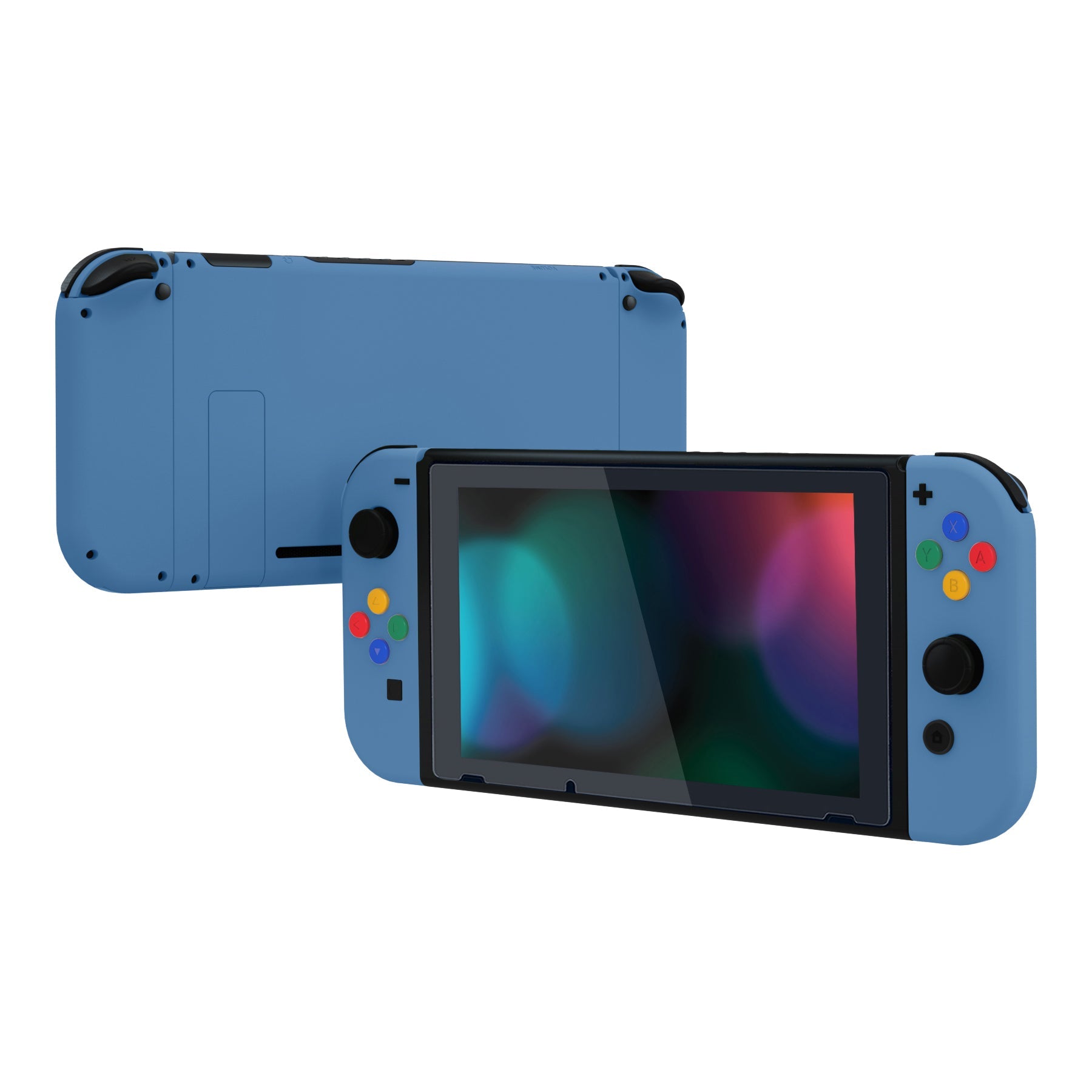 eXtremeRate Replacement Full Set Shells with Buttons for Nintendo Switch -  Airforce Blue