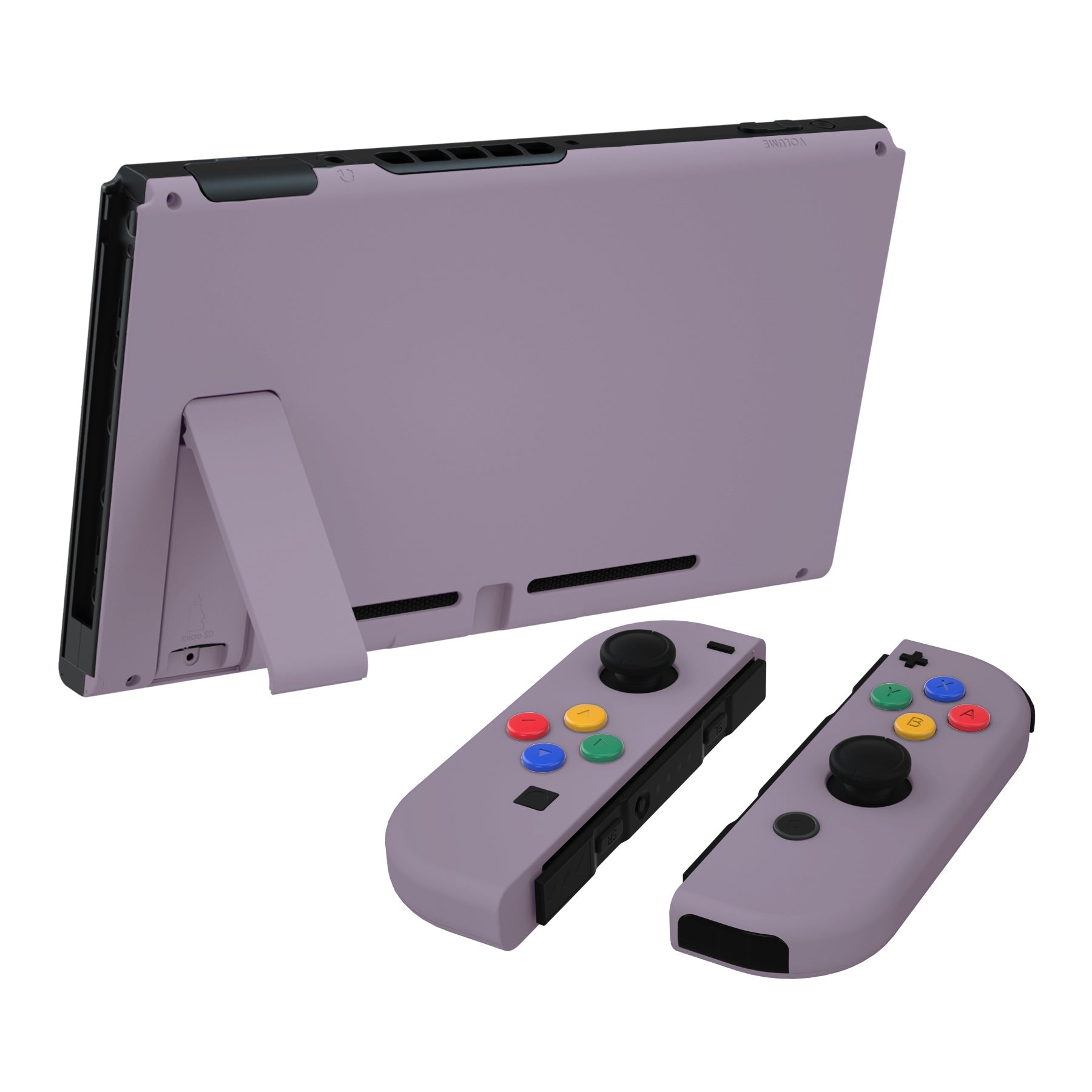 eXtremeRate Replacement Full Set Shells with Buttons for Nintendo Switch -  Dark Grayish Violet