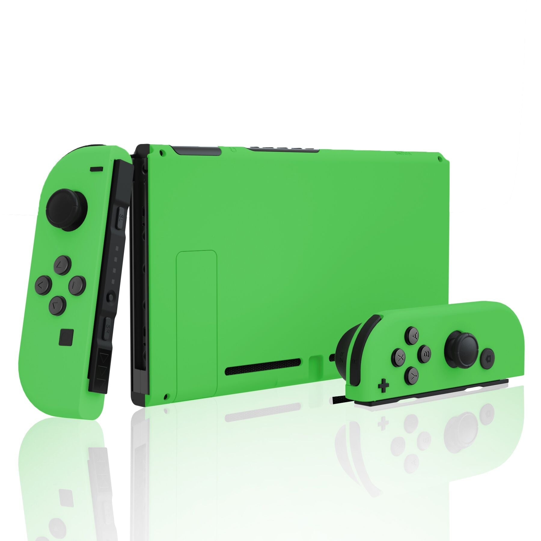 eXtremeRate Replacement Full Set Shells with Buttons for Nintendo Switch -  Green