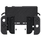 eXtremeRate Retail Soft Touch Grip Graphite Carbon Fiber Patterned Back Plate for Nintendo Switch Console, NS Joycon Handheld Controller Housing with Full Set Buttons, DIY Replacement Shell for Nintendo Switch- QS207