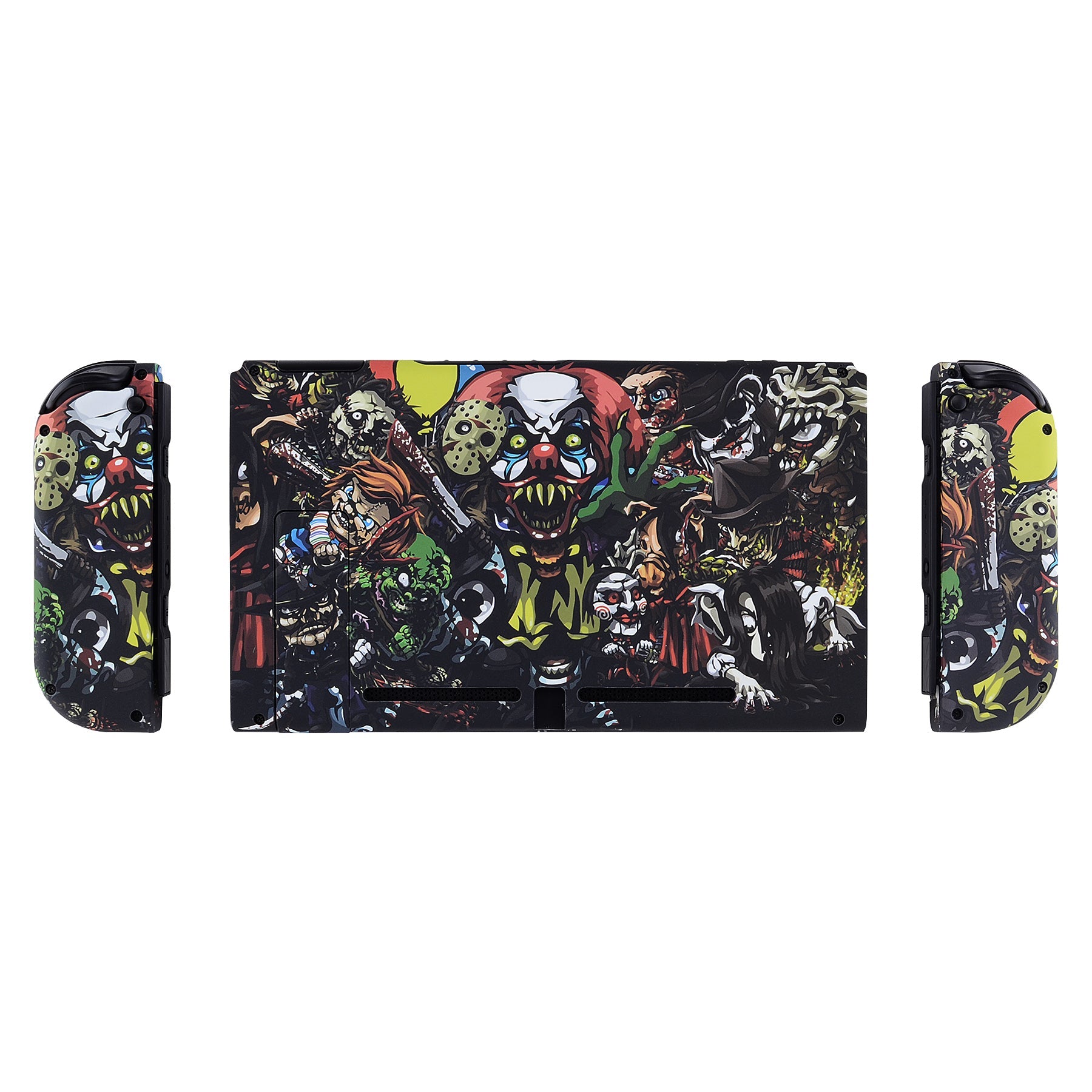 eXtremeRate Replacement Full Set Shells with Buttons for Nintendo Switch -  Scary Party