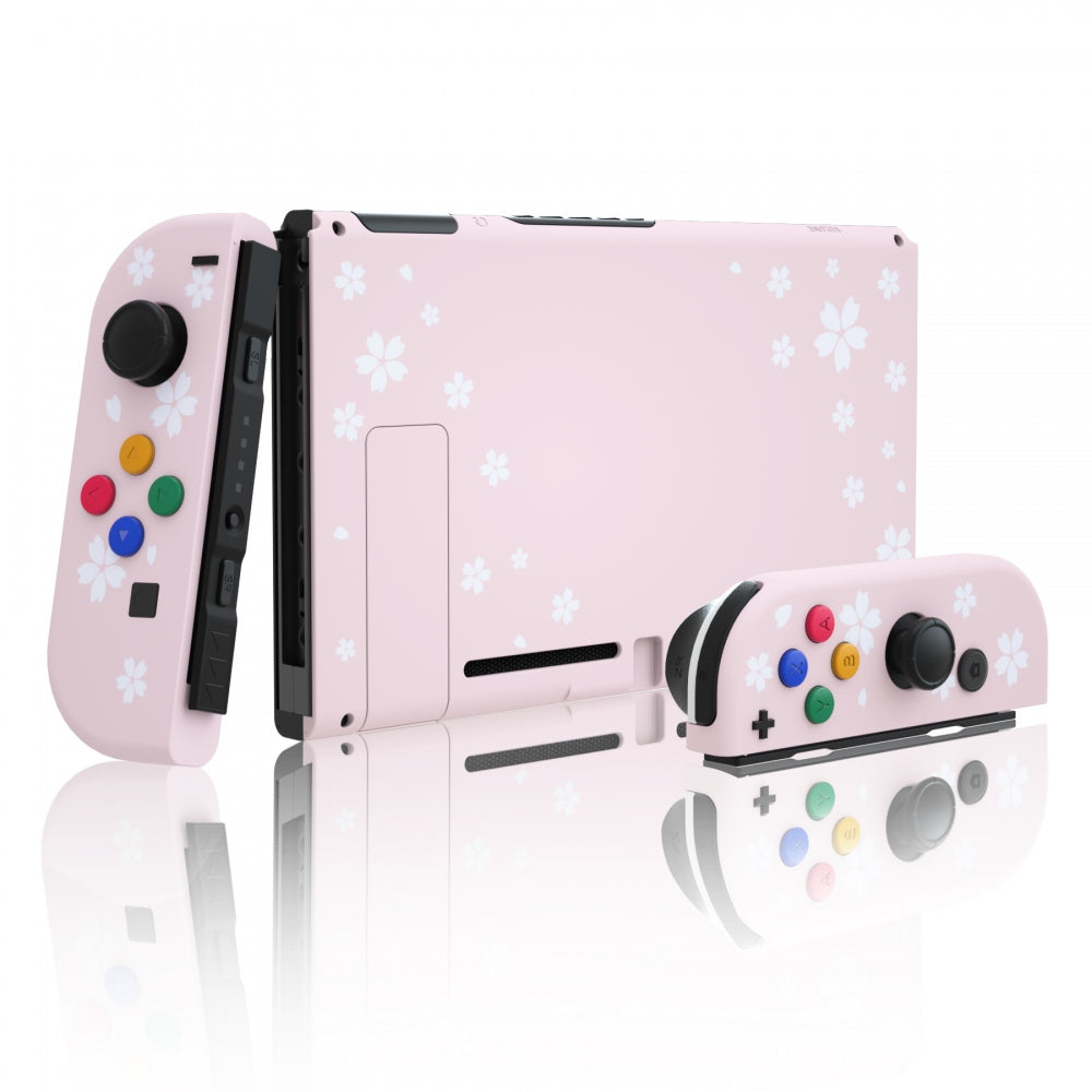 Controller compatible with Custom Joy-Con's Soft Touch Finish Unique Design… (Multiple Designs Available) (Pink Marble Effect) 並行輸入品