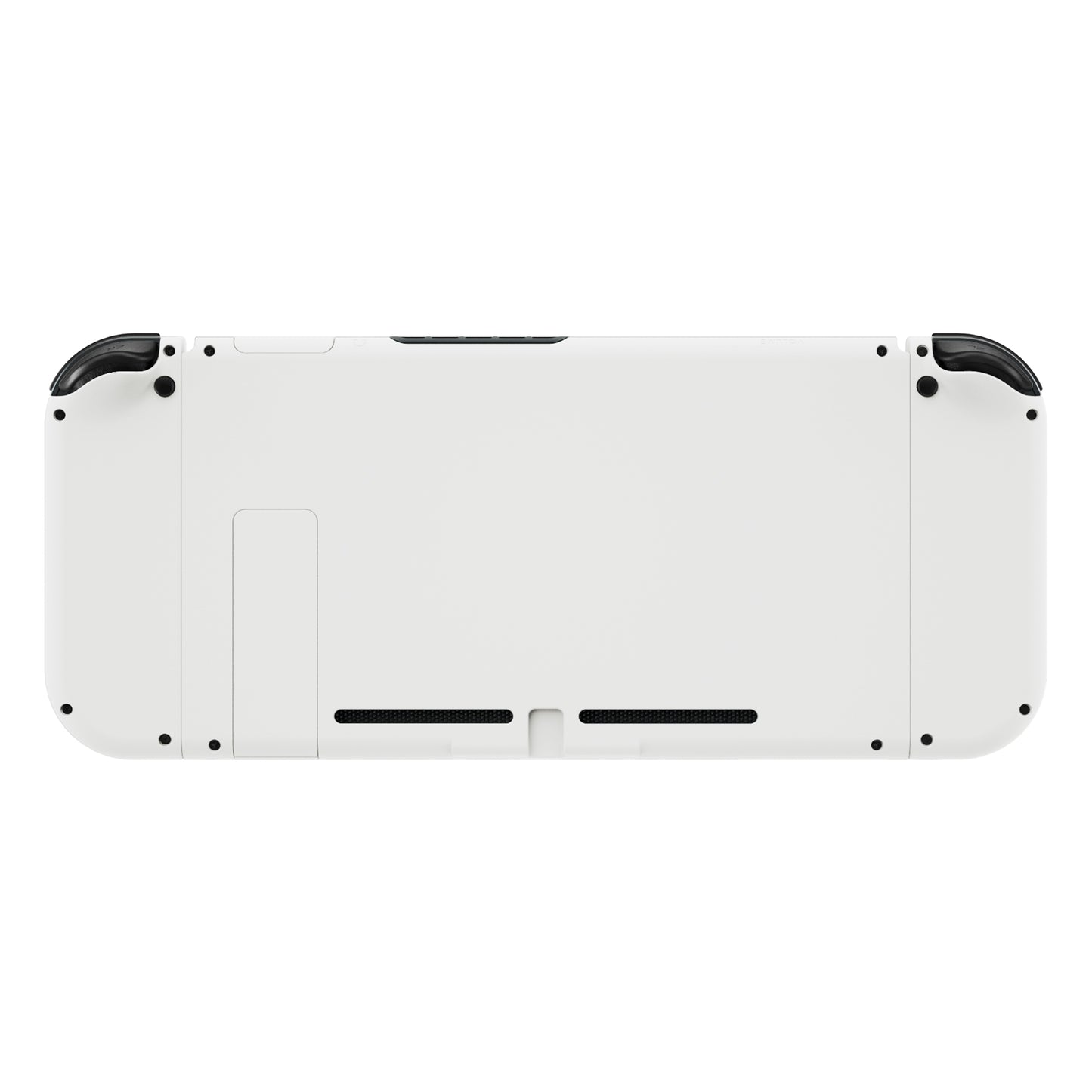 eXtremeRate Retail eXtremeRate Dpad Version Custom Full Set Shell for Nintendo Switch, Soft Touch Grip Replacement Console Back Plate, NS Joycon Handheld Controller Housing with Buttons for Nintendo Switch - White - QZP3001