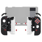 eXtremeRate Retail Dpad Version Custom Full Set Shell for Nintendo Switch, Soft Touch Replacement Console Back Plate, NS Joycon Handheld Controller Housing & Buttons for Nintendo Switch - Classics NES Style - QZT1005